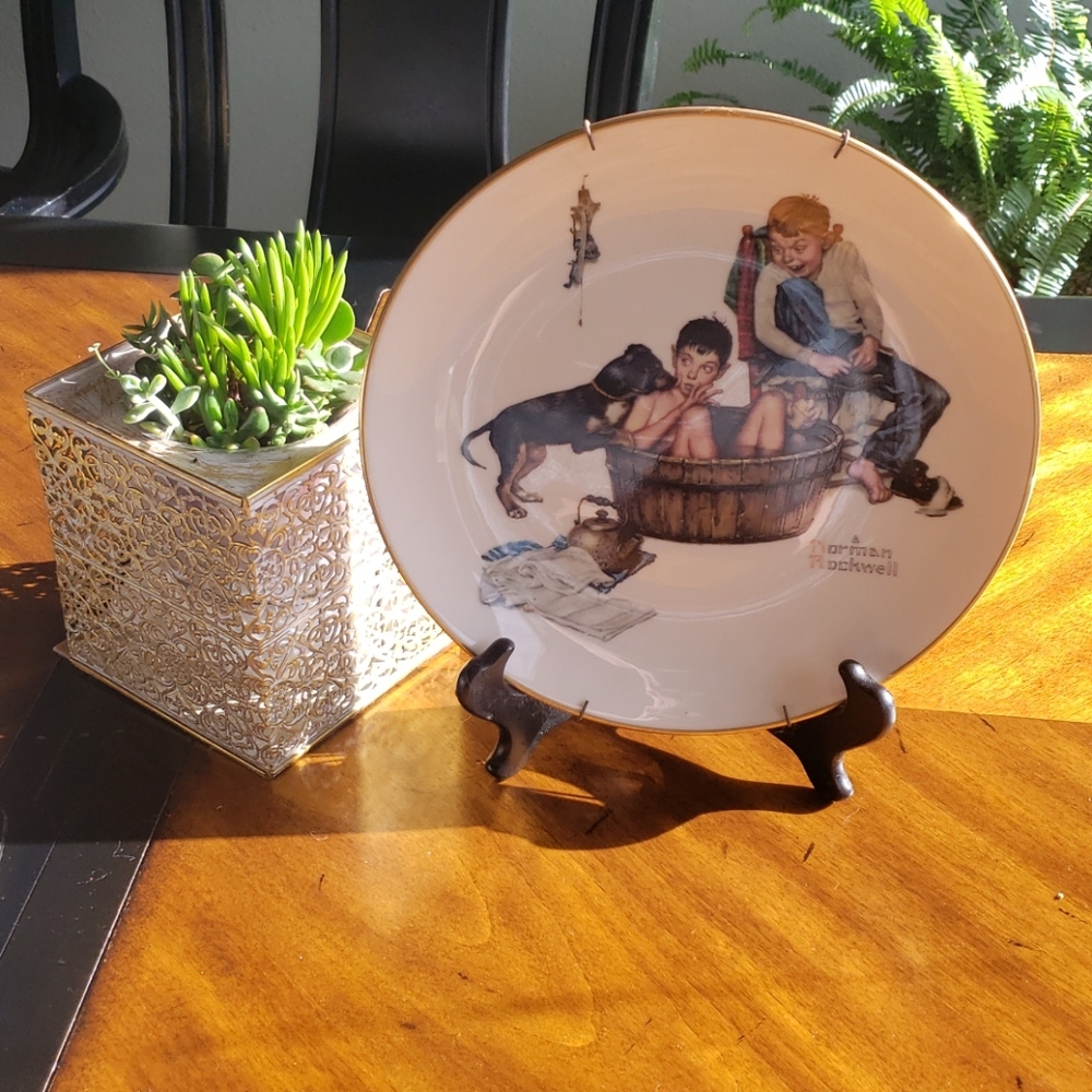 Norman Rockwell Limited Edition Plate 1975